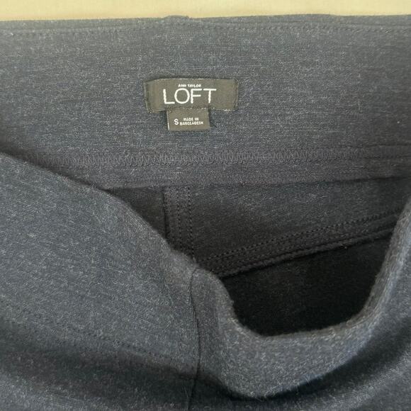 Ann Taylor LOFT Dark Gray Small Pull On Pants Rayon Nylon Blend - Picture 3 of 6